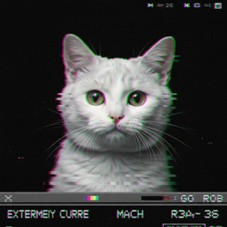 glitchy cat